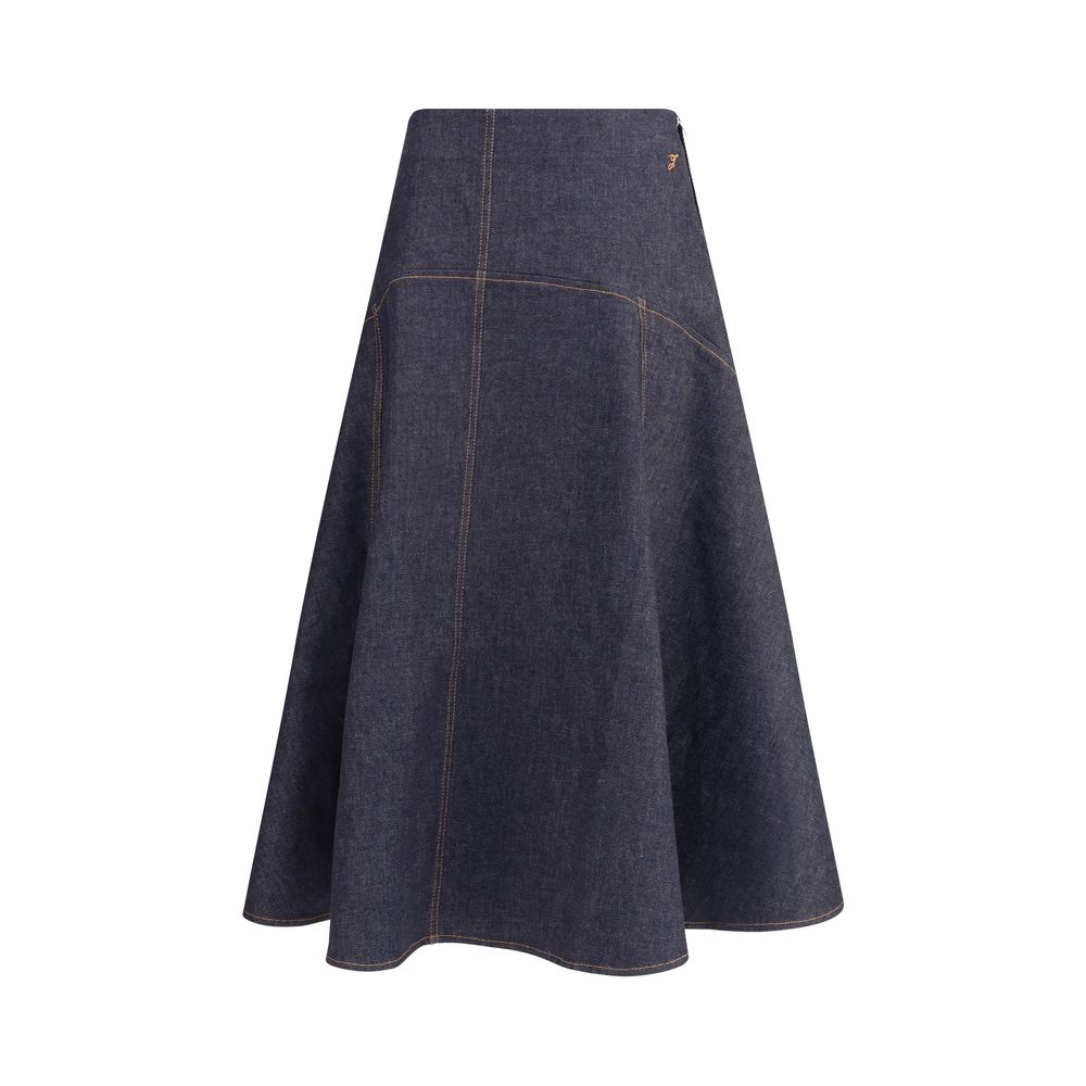Jacquemus Denim midi Skirt